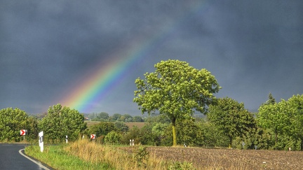 Regenbogen über Volzum 